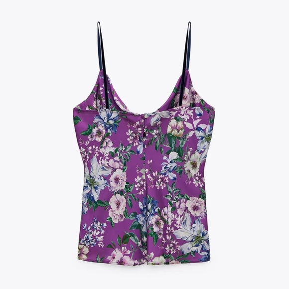 ZARA 2PC TOP & SATIN SKIRT SET - Picture 3 of 14